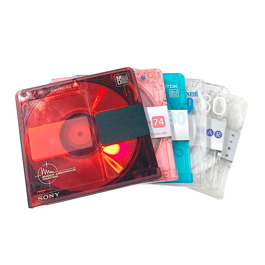 Various Brand 74 & 80 Minute MiniDisc 6 Pack