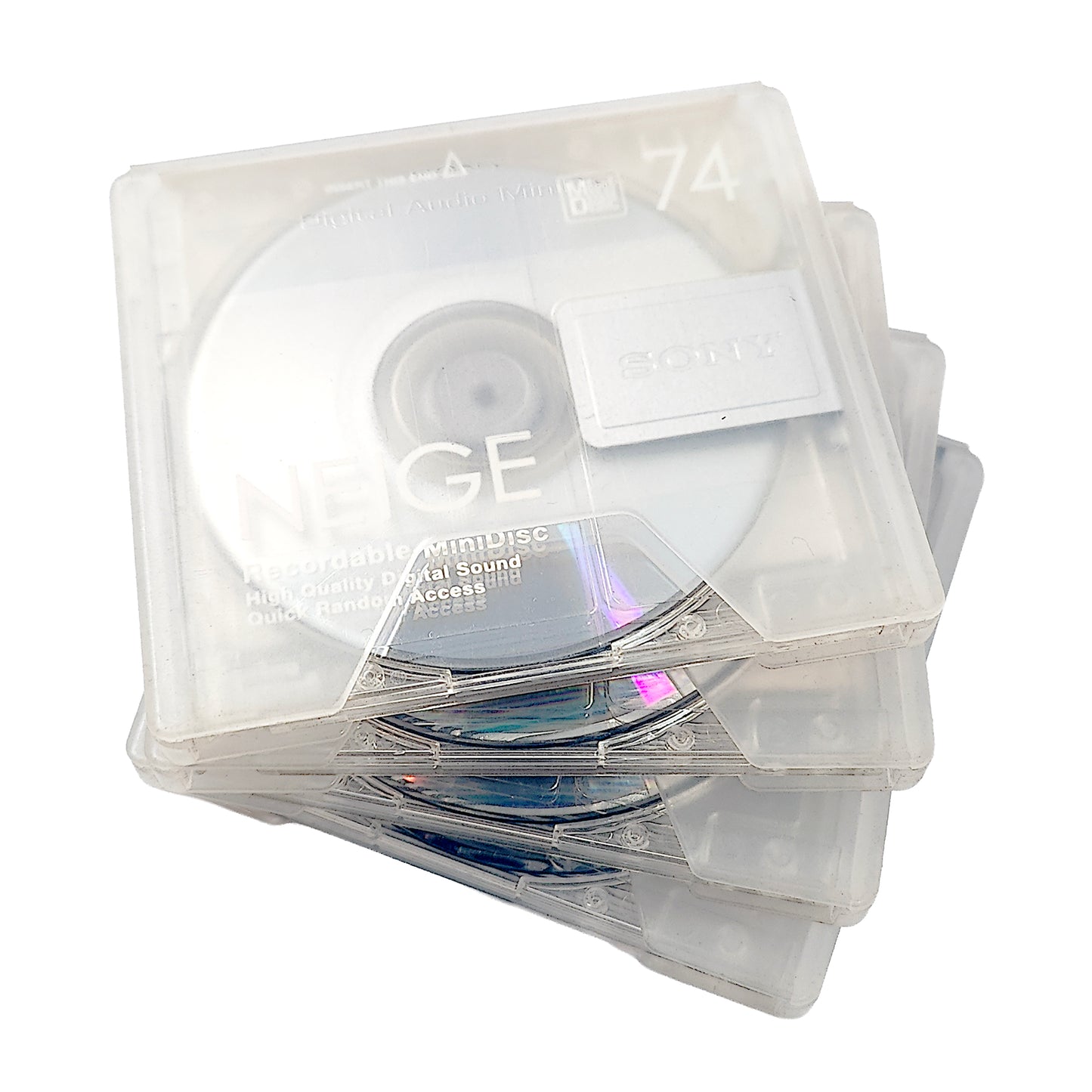 Sony Neige 74 Minute MiniDisc 4 Pack
