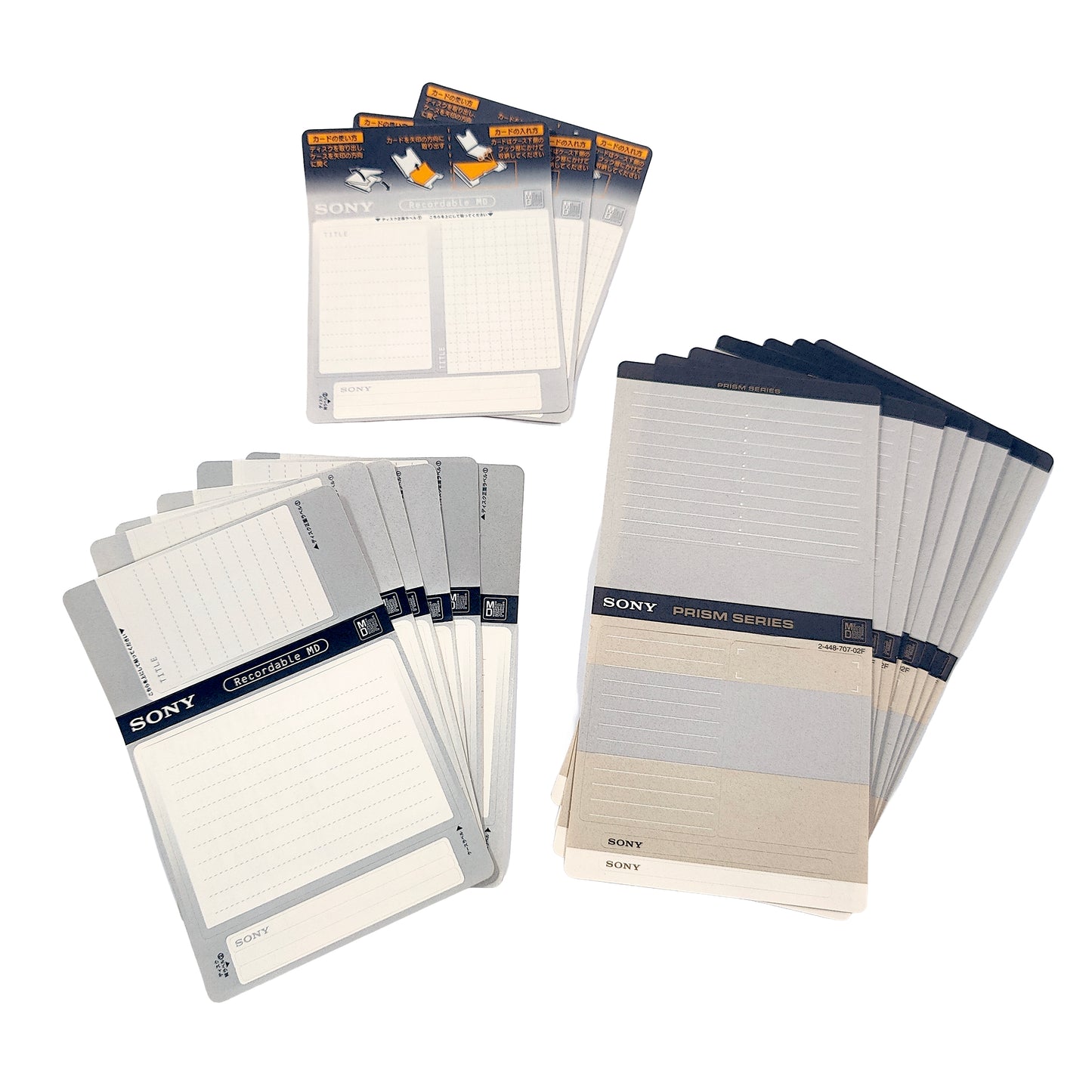 Sony MiniDisc 18 Pack + Index Stickers