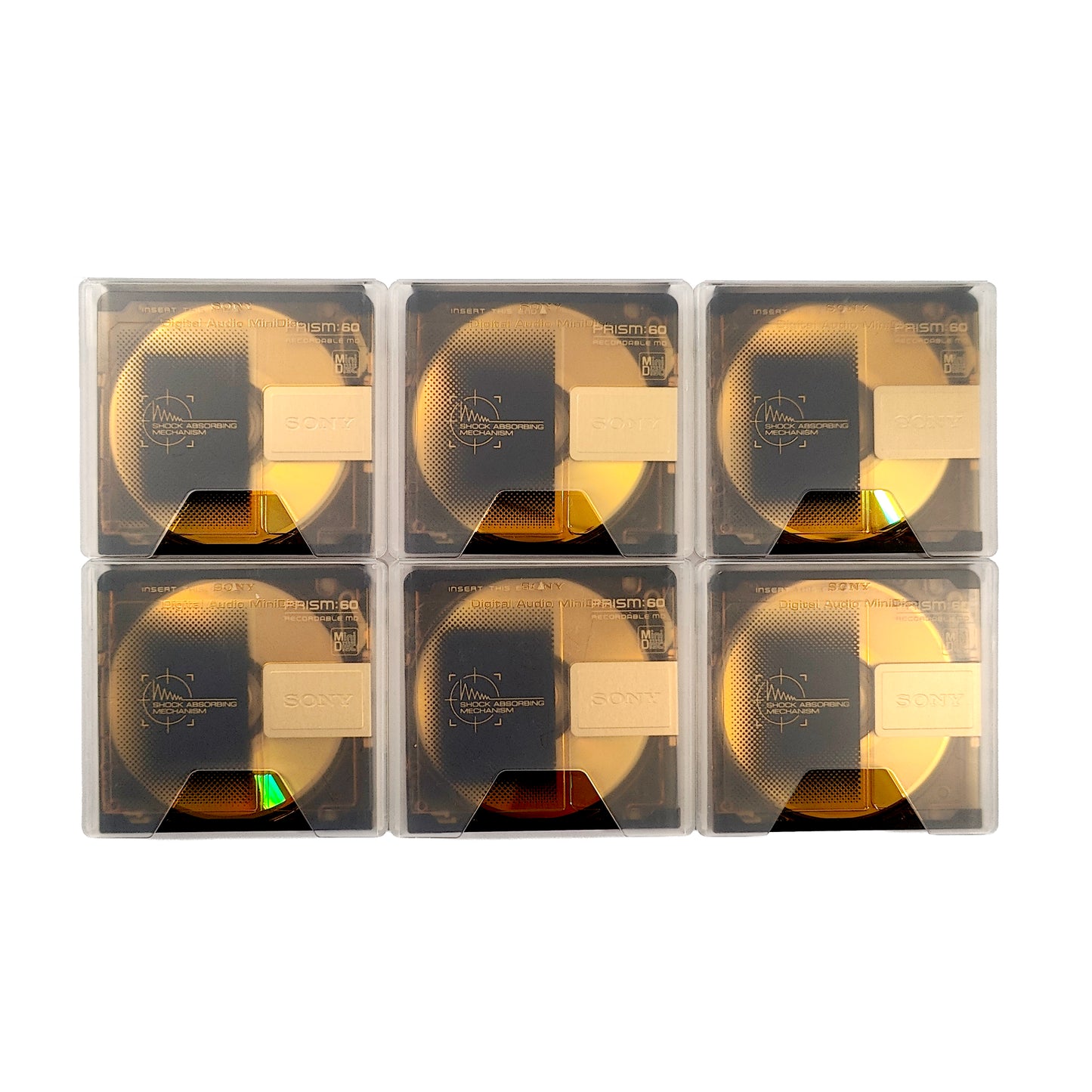 Sony MiniDisc 18 Pack + Index Stickers