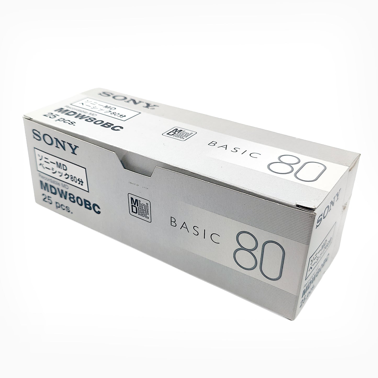 Sony Basic 80 Minute Blank MiniDisc 25 Pack