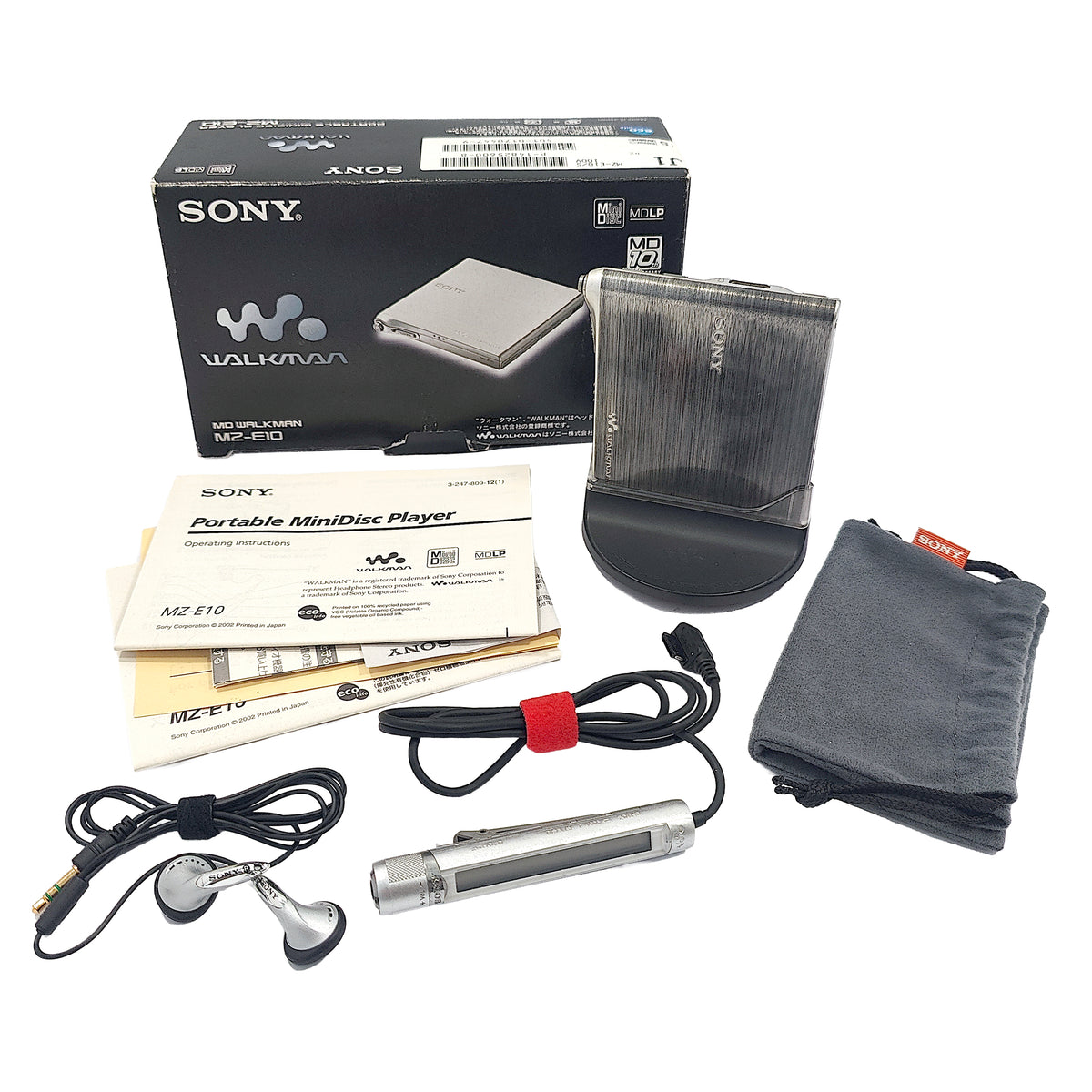 Sony MZ-E10 MiniDisc Player Bundle