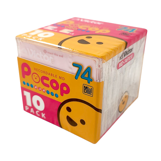10x Victor JVC Pocop 74 Minute MiniDisc 10 Pack
