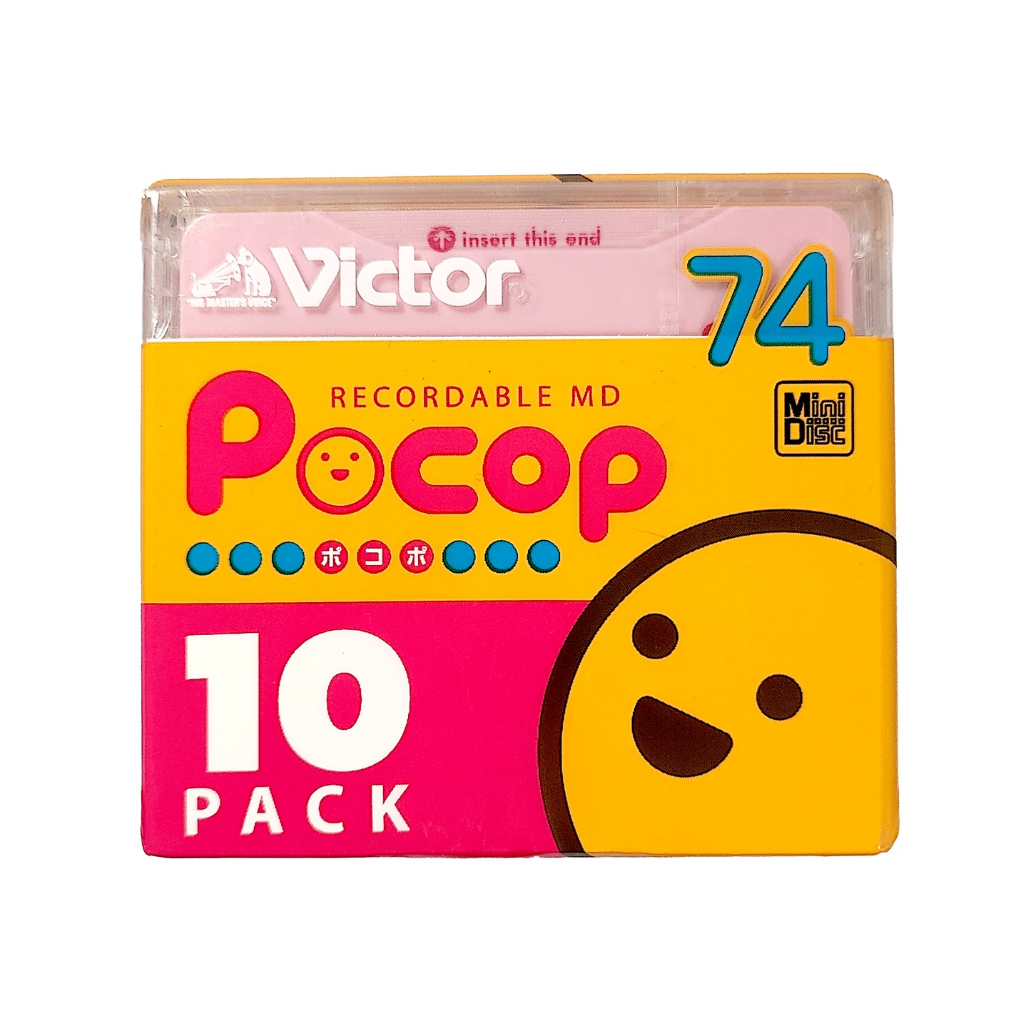 10x Victor JVC Pocop 74 Minute MiniDisc 10 Pack