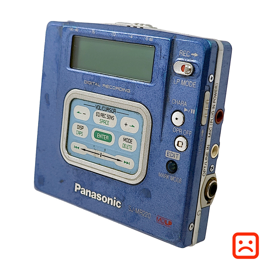 Panasonic SJ-MR220 MiniDisc Recorder