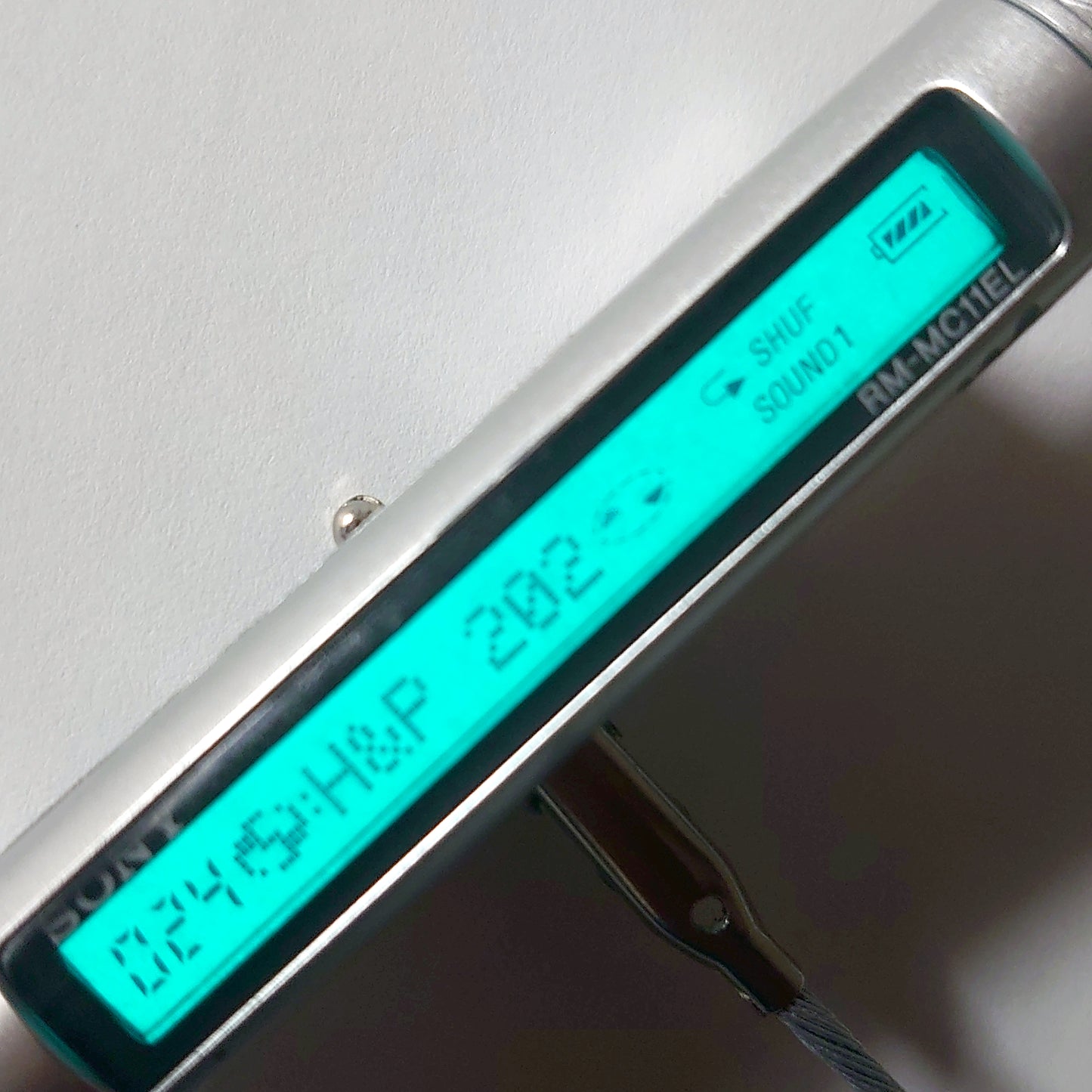 Sony RM-MC11EL MiniDisc Inline Remote