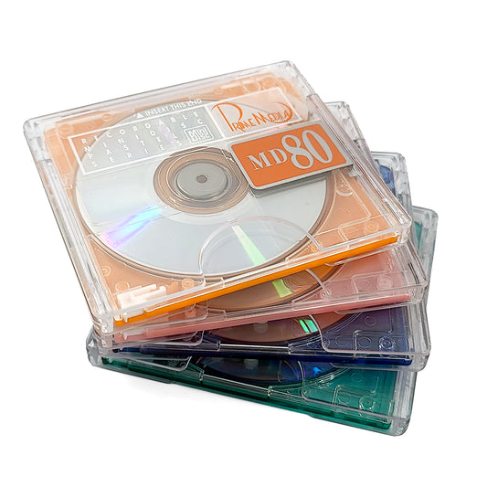 Prime Media 80 Minute MiniDisc 4 Pack