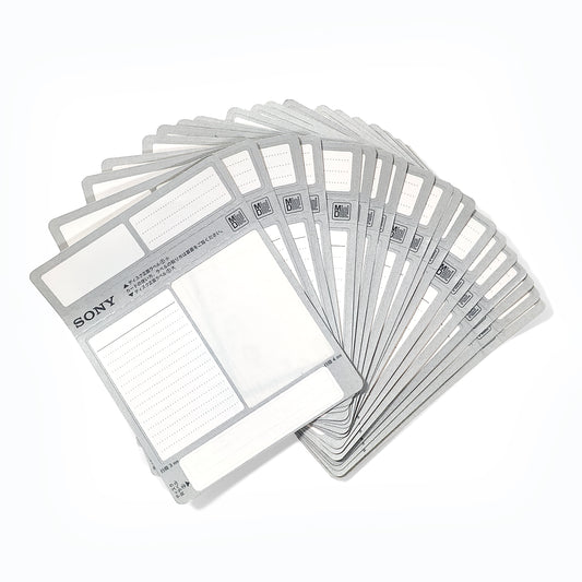 Sony MiniDisc Index Label 19 Pack