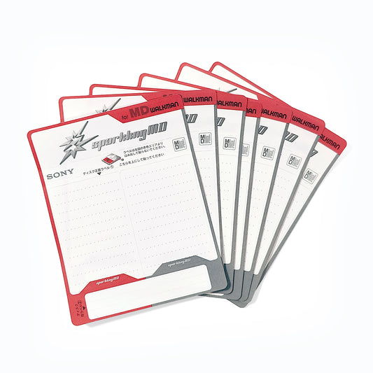Sony Sparkling MiniDisc Index Label 7 Pack