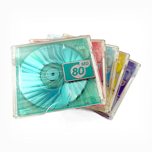 Axia Slim Case 80 Minute MiniDisc 5 Pack