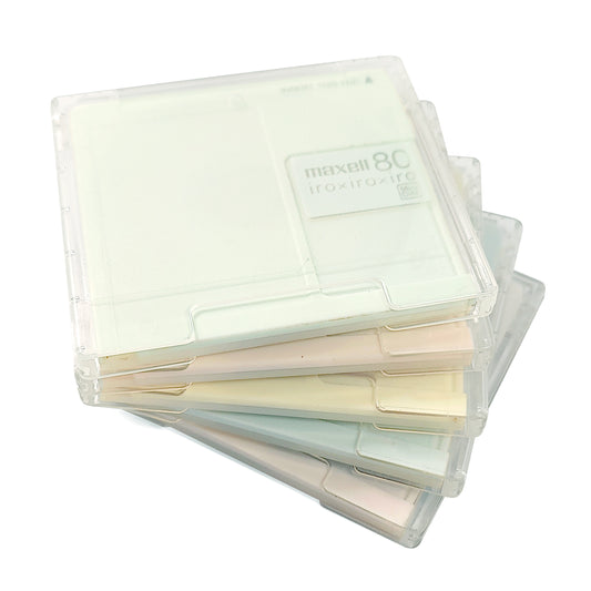 Maxell iro x iro x iro 80 Minute MiniDisc 5 Pack