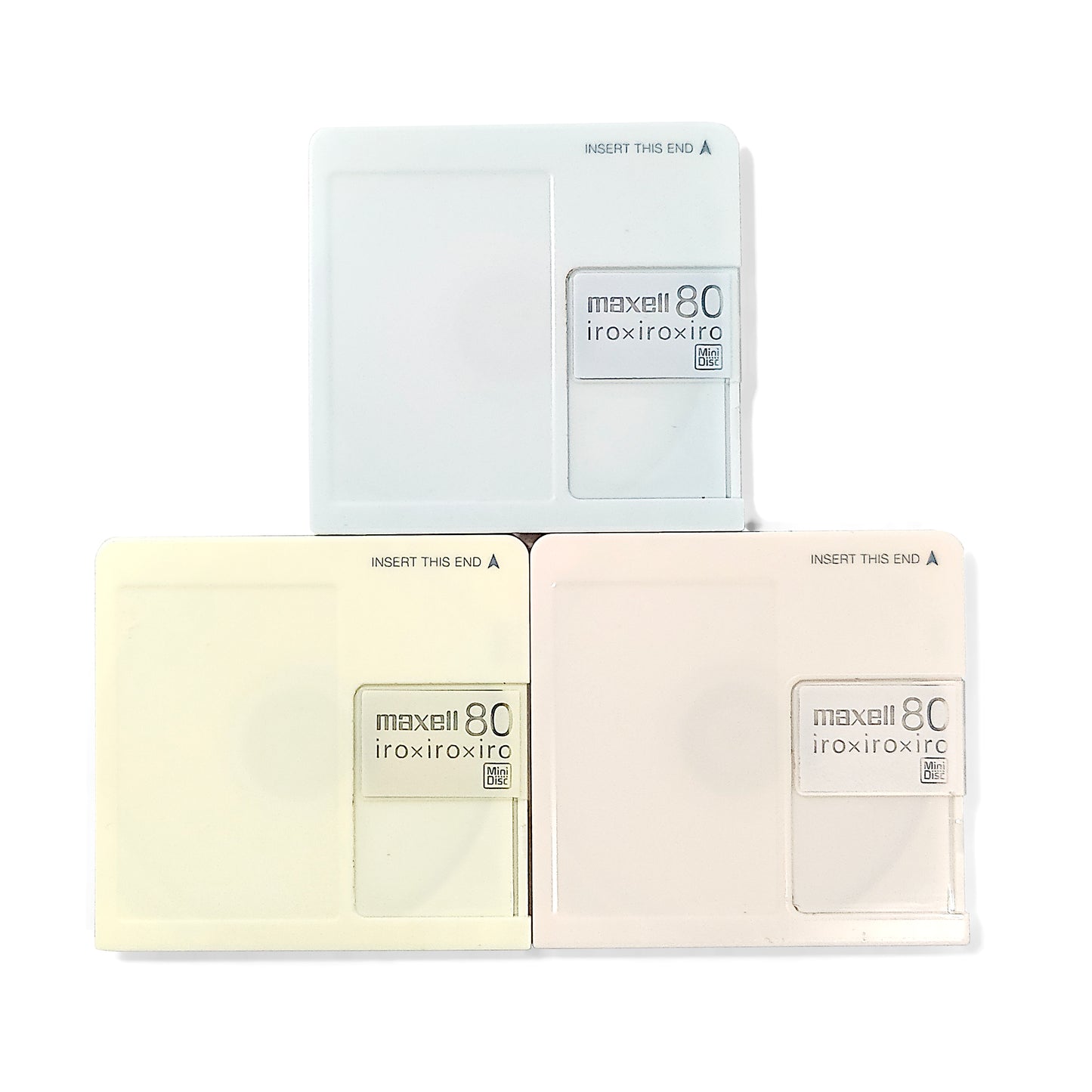 Maxell iroxiroxiro 80 Minute MiniDisc 3 Pack