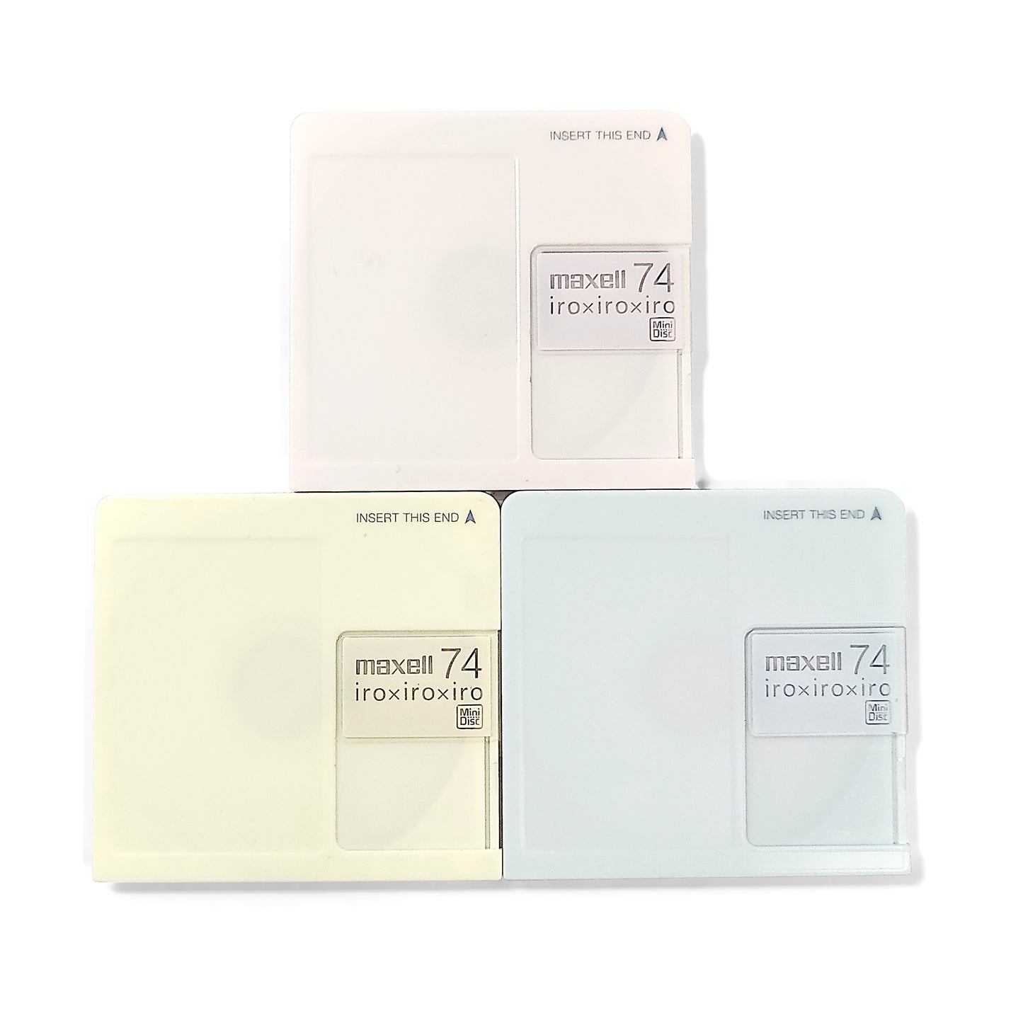 Maxell iroxiroxiro 74 Minute MiniDisc 3 Pack