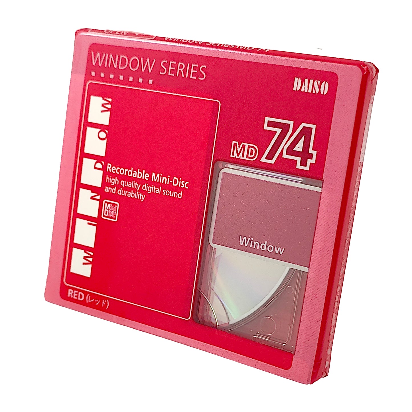 Daiso Window 74 Minute MiniDisc