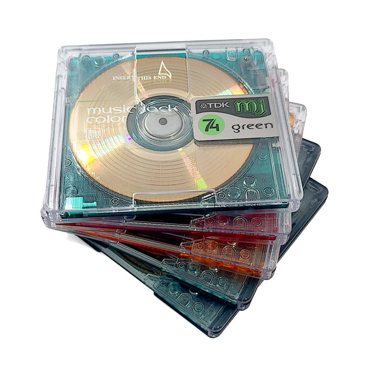 TDK Music Jack 74 & 80 Minute MiniDisc 5 Pack