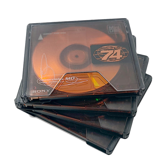 Sony Color Collection 74 Minute MiniDisc 4 Pack