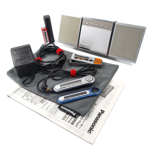 Panasonic SJ-MJ55 MiniDisc Player Bundle