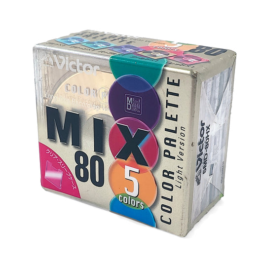 Victor JVC Color Palette 80 Minute MiniDisc 5 Pack