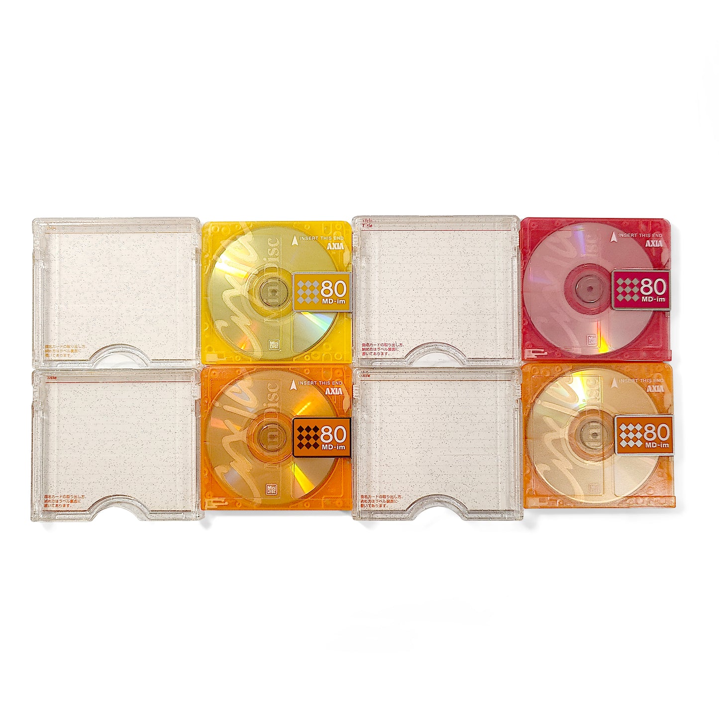 Axia MD-im Sparkling 80 Minute MiniDisc 4 Pack