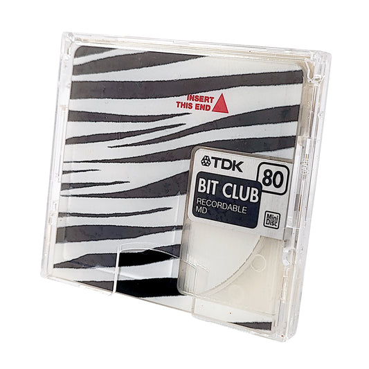 TDK Bit Zebra 80 Minute MiniDisc