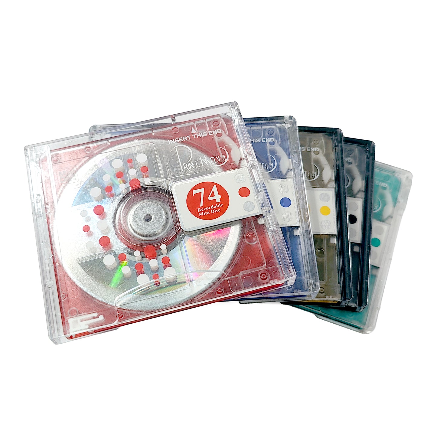 Prime Media 74 Minute MiniDisc 5 Pack