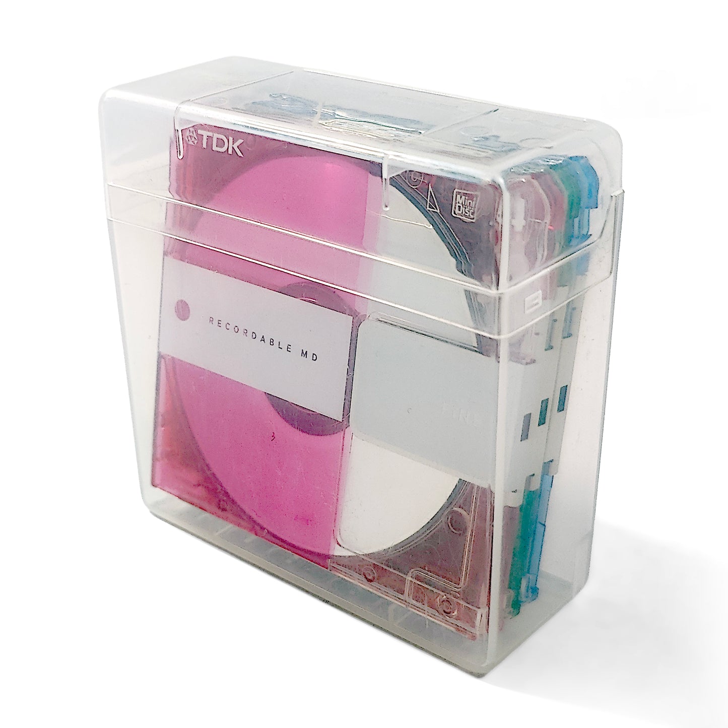 TDK Fine 74 Minute MiniDisc 3 Pack & Case