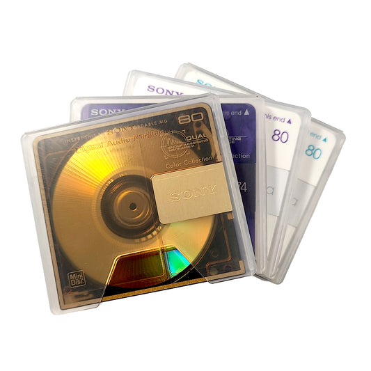 Sony 74 & 80 Minute MiniDisc 4 Pack