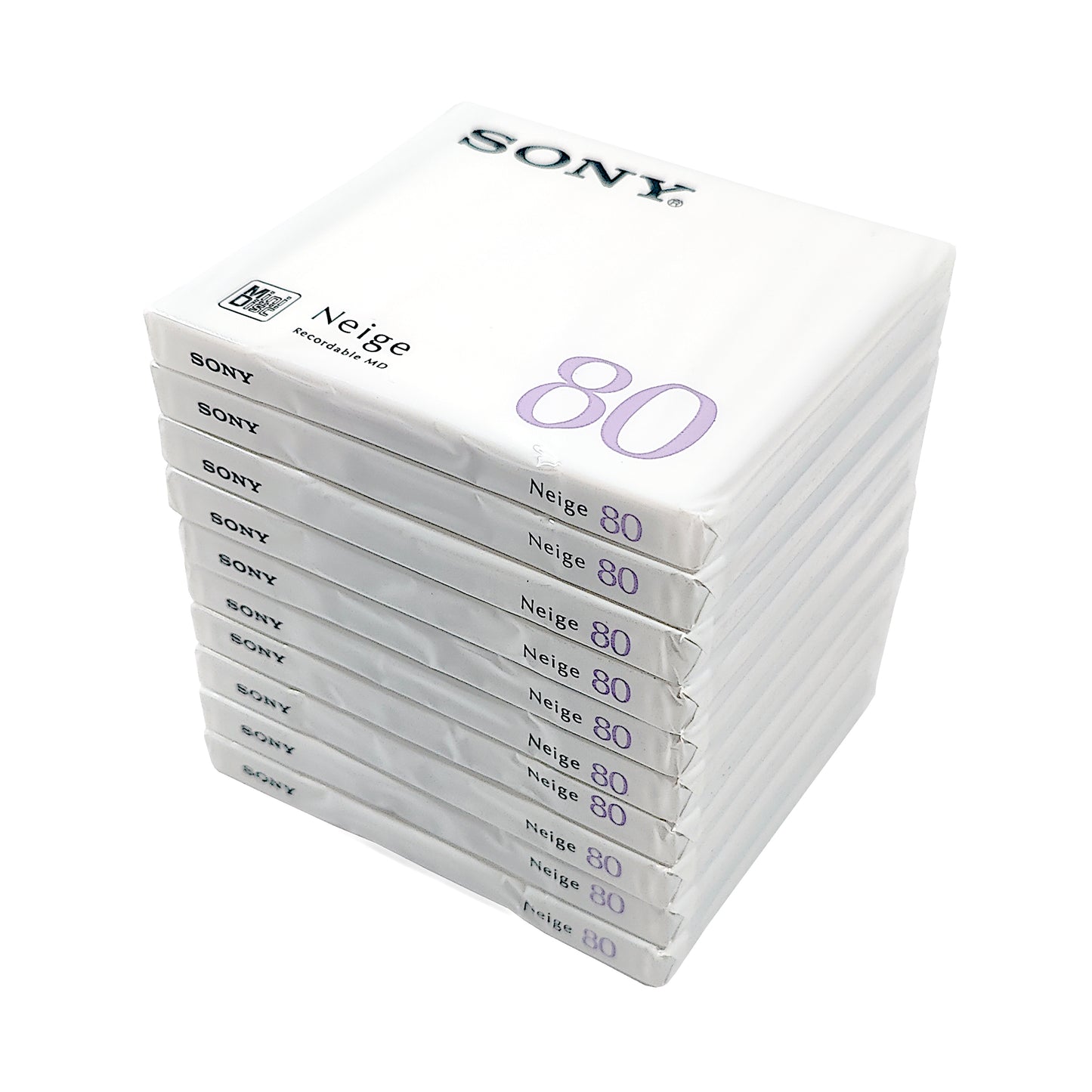 Sony Neige 80 Minute MiniDisc 10 Pack