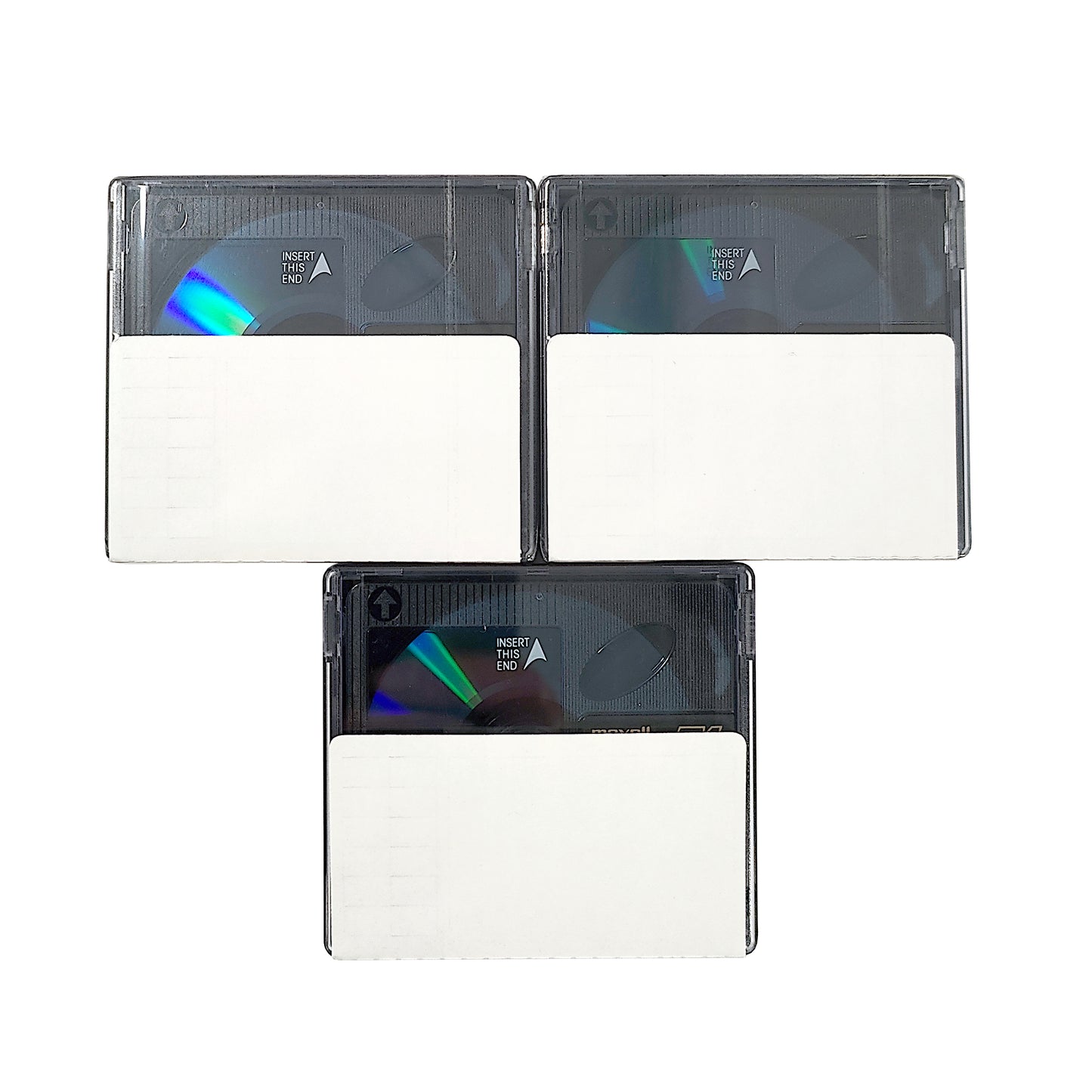 Maxell Crystal 74 Minute MiniDisc 3 Pack