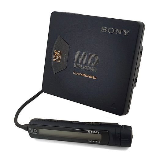 Sony MZ-E55 MiniDisc Player Bundle