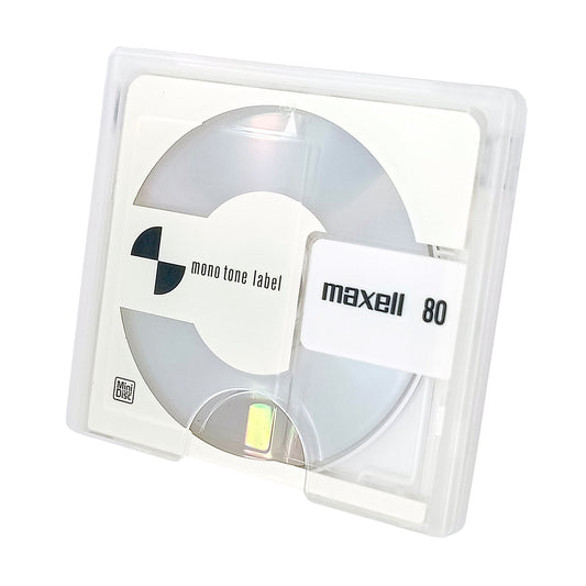 Maxell Monotone Label 80 Minute MiniDisc