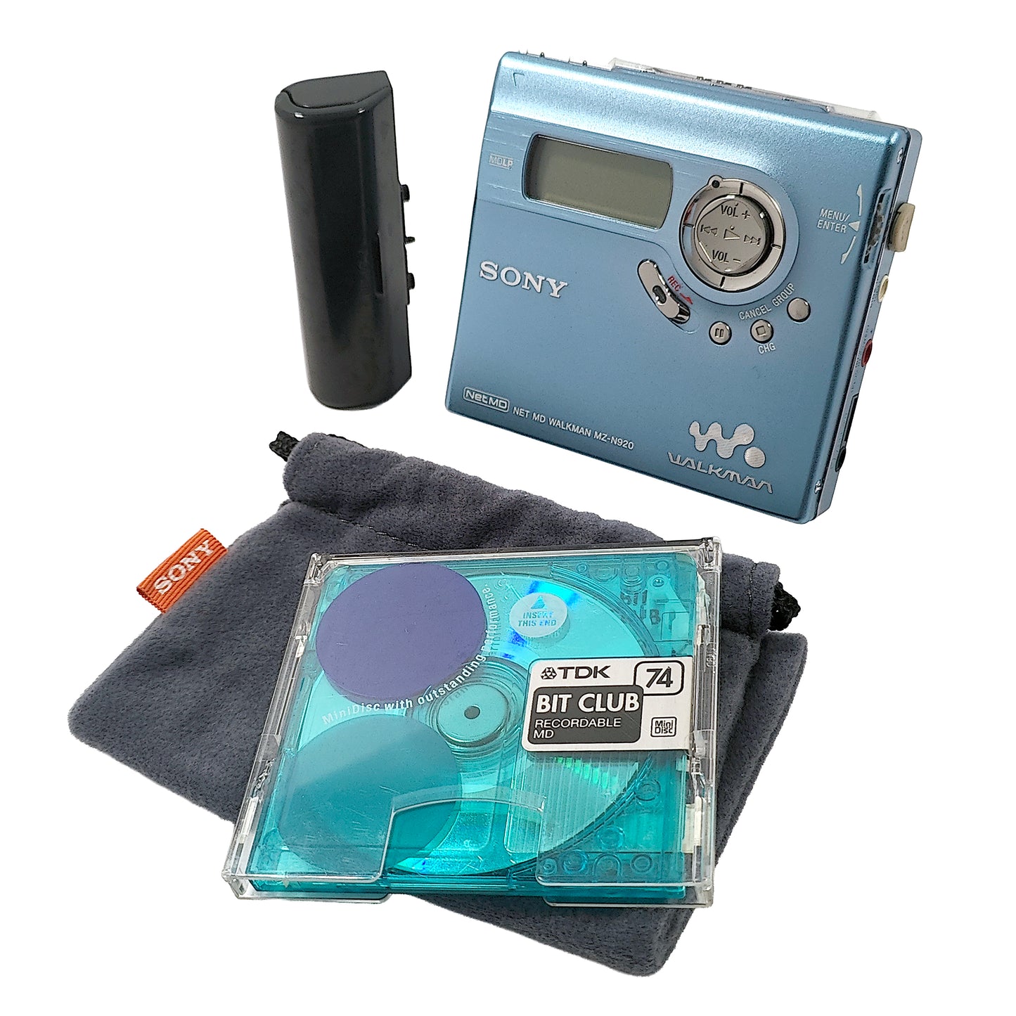 Sony MZ-N920 MiniDisc Recorder Bundle
