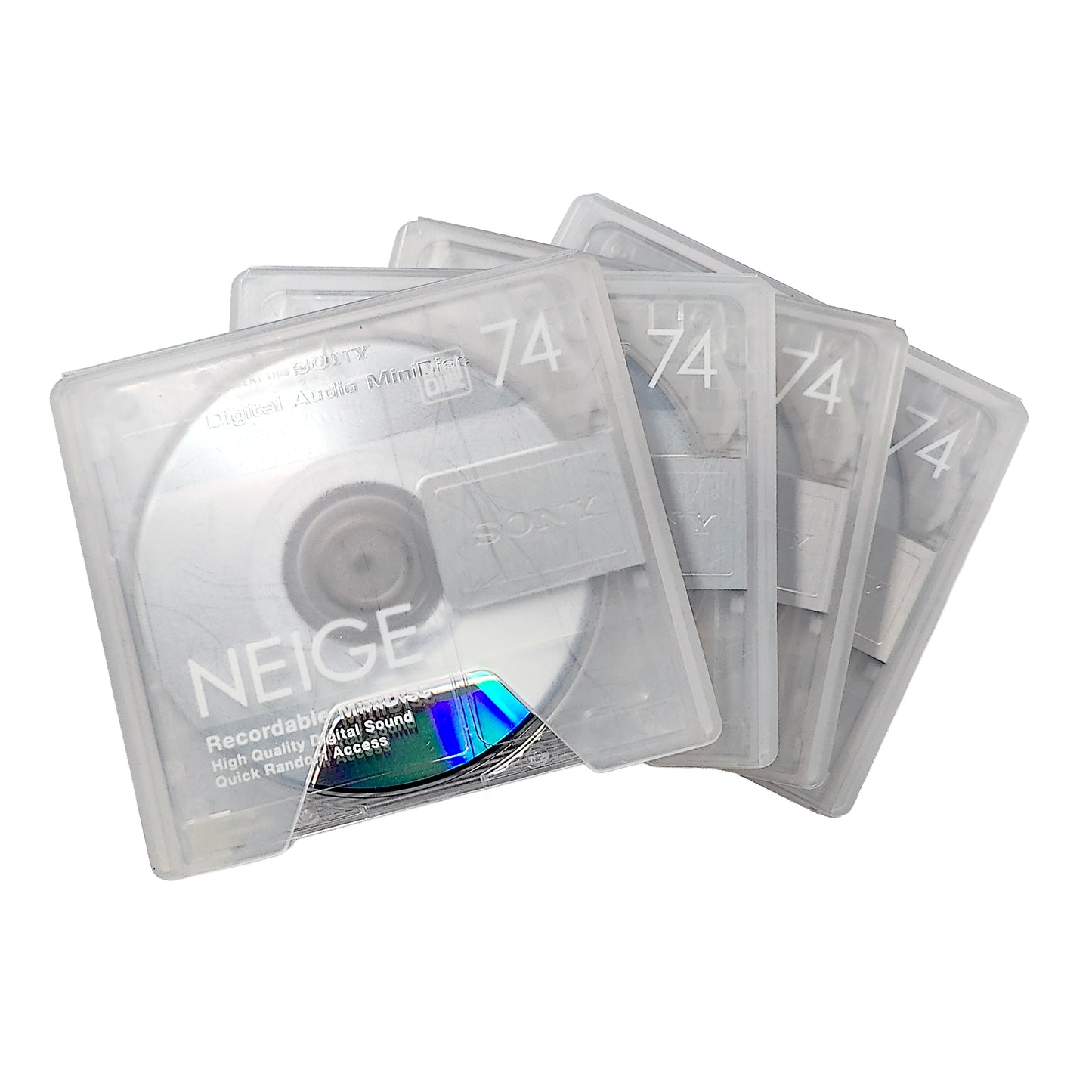 Sony Neige 74 Minute MiniDisc 4 Pack