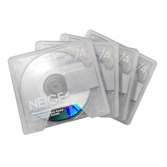 Sony Neige 74 Minute MiniDisc 4 Pack