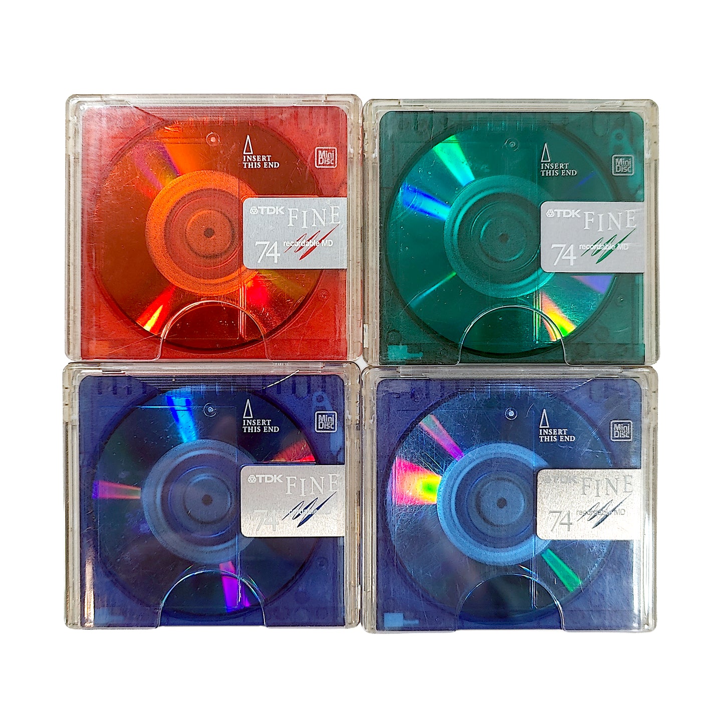 TDK Fine 74 Minute MiniDisc 4 Pack