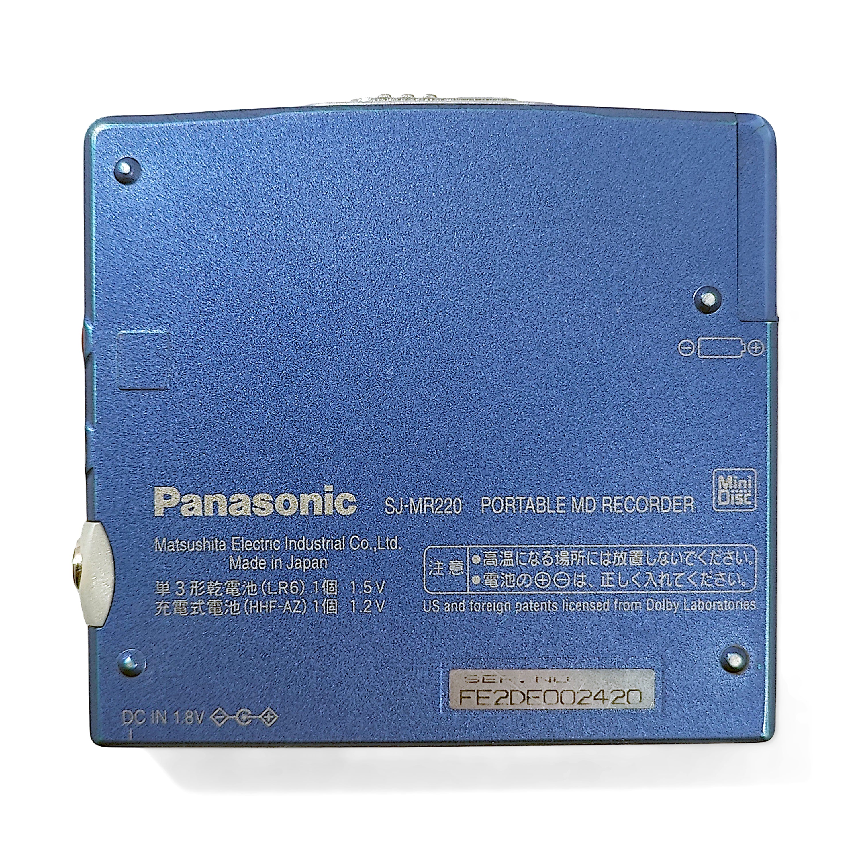 Panasonic SJ-MR220 MiniDisc Recorder – Hallam & Price