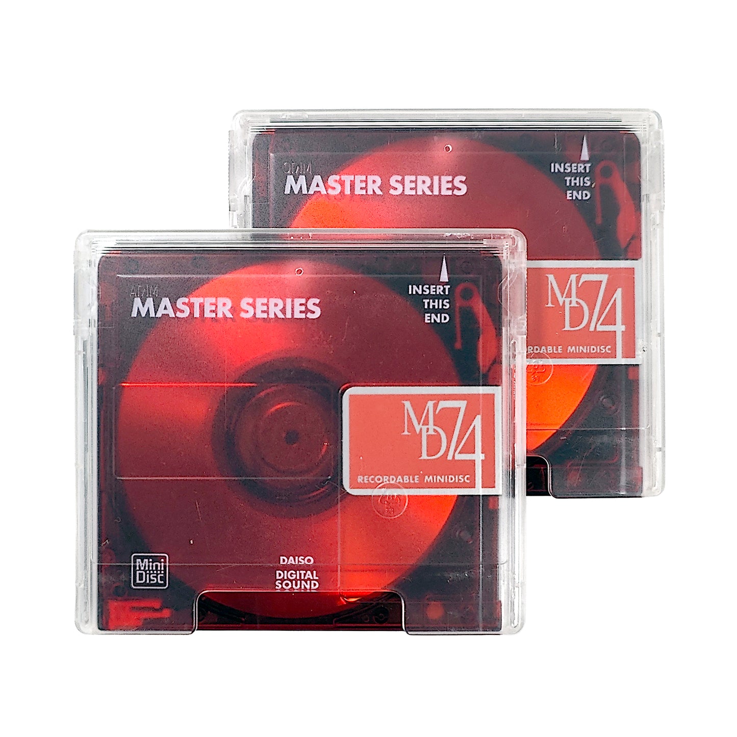 Daiso Master Series 74 Minute MiniDisc 2 Pack