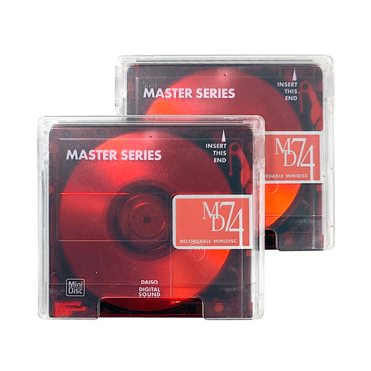 Daiso Master Series 74 Minute MiniDisc 2 Pack
