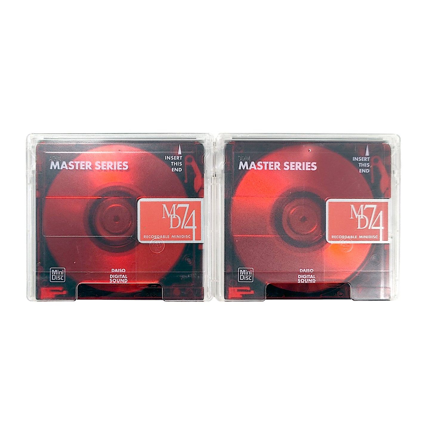 Daiso Master Series 74 Minute MiniDisc 2 Pack