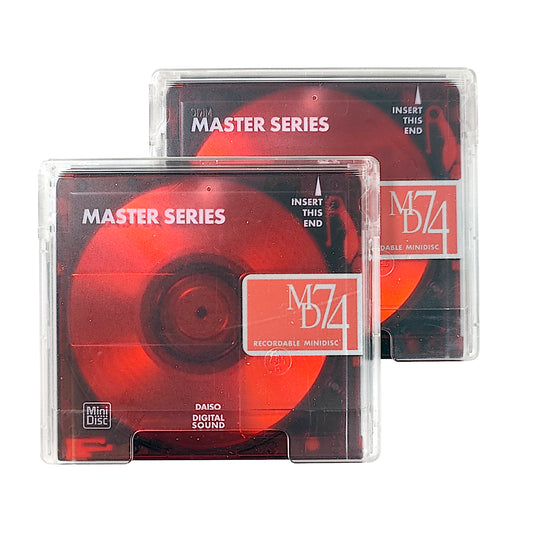Daiso Master Series 74 Minute MiniDisc 2 Pack