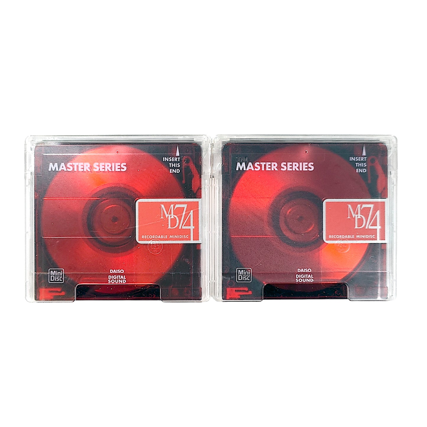 Daiso Master Series 74 Minute MiniDisc 2 Pack