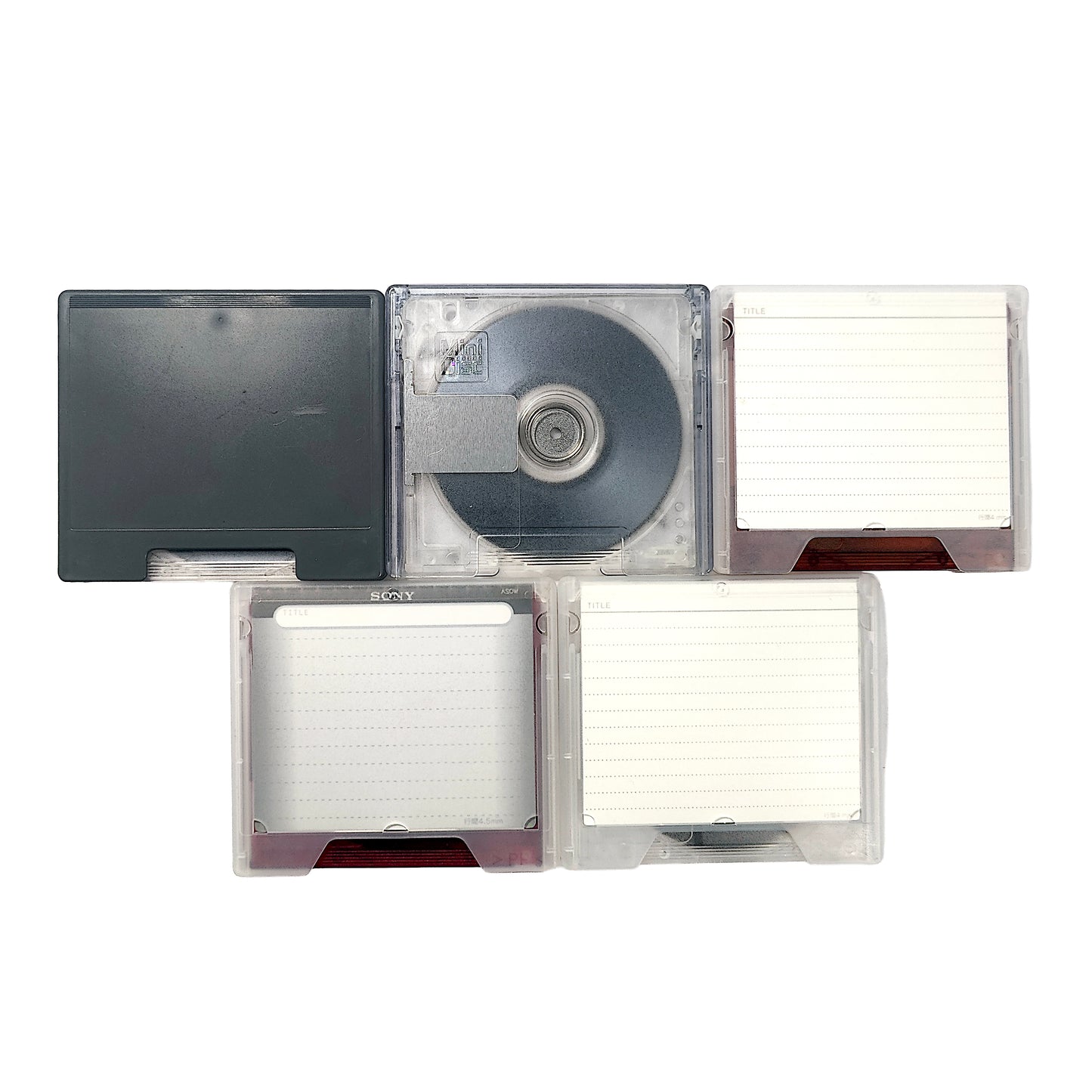 Sony 74 & 80 Minute MiniDisc 5 Pack