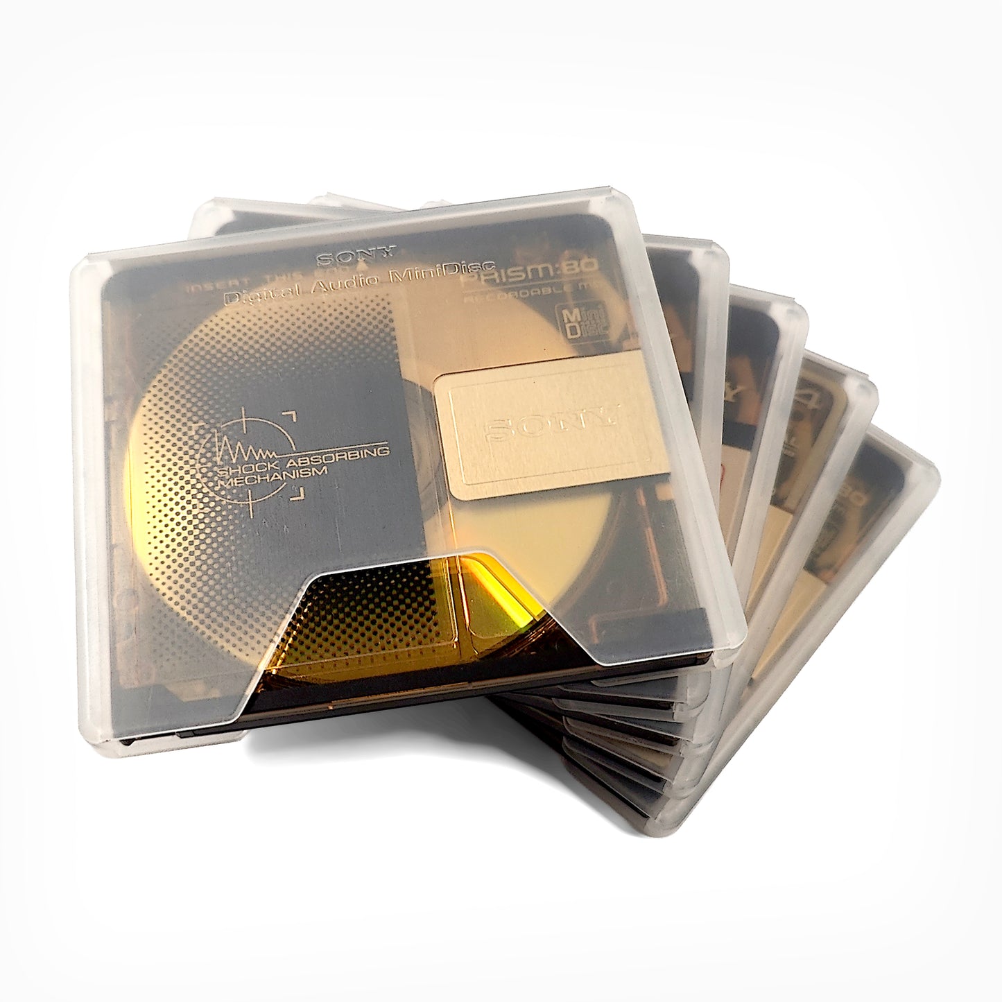 Sony Prism 80 & 74 Minute MiniDisc 5 Pack