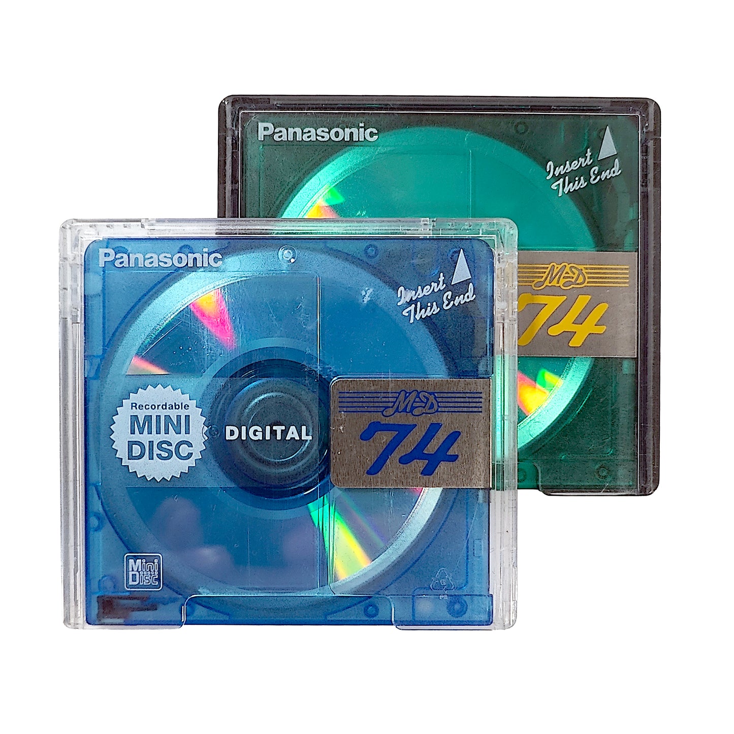 Panasonic Colors 74 Minute MiniDisc 2 Pack
