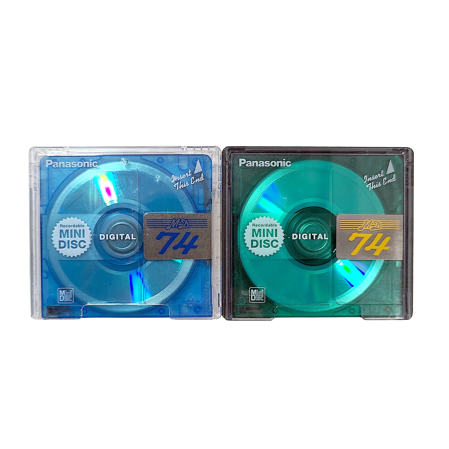 Panasonic Colors 74 Minute MiniDisc 2 Pack