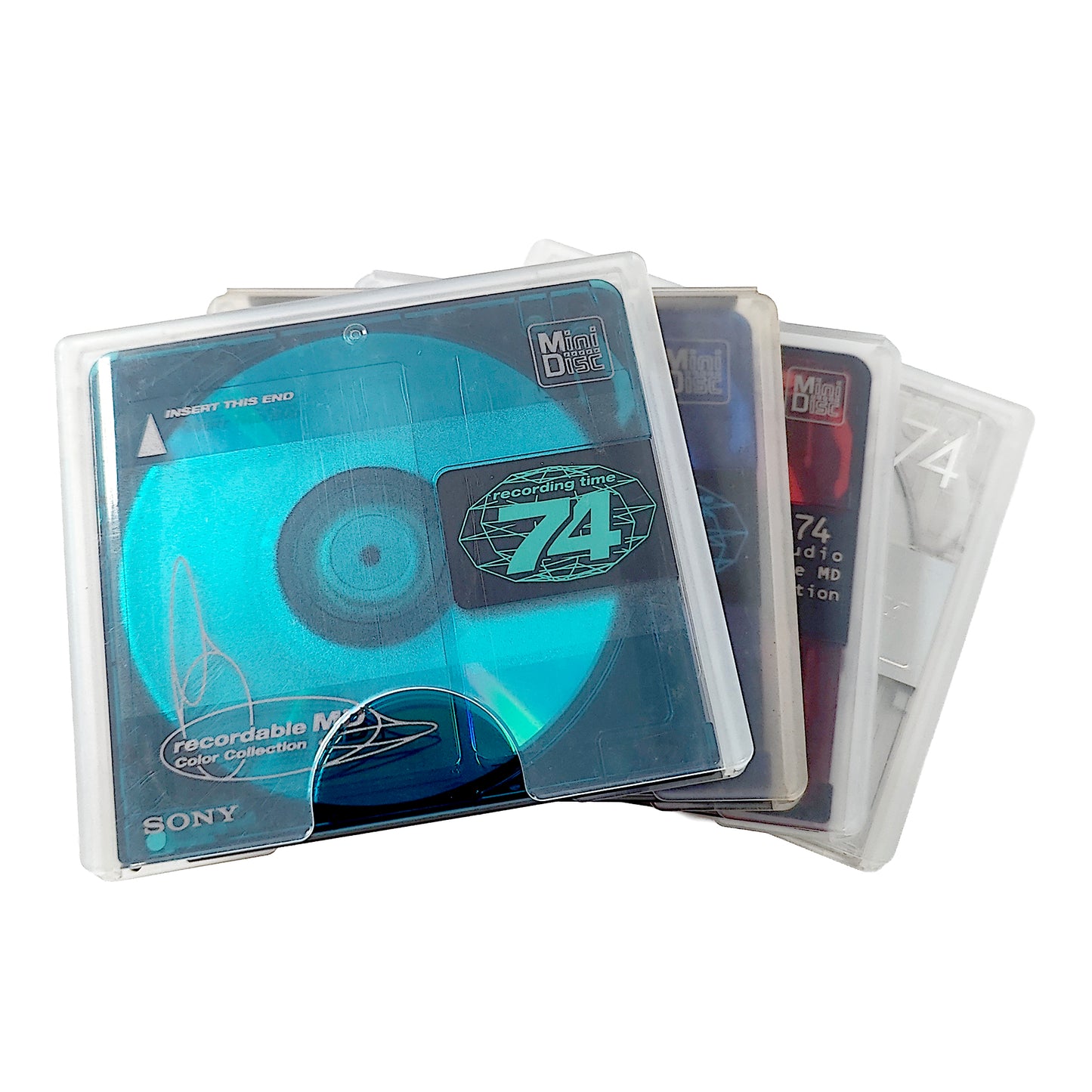 Sony 74 Minute MiniDisc 4 Pack