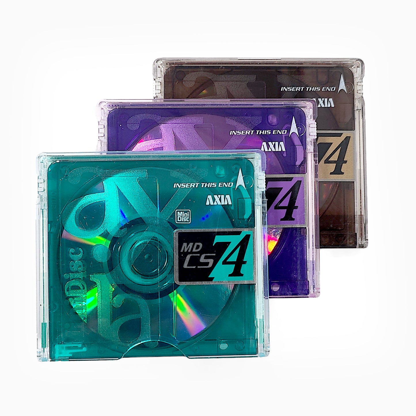 Axia MD CS 74 Minute MiniDisc 3 Pack