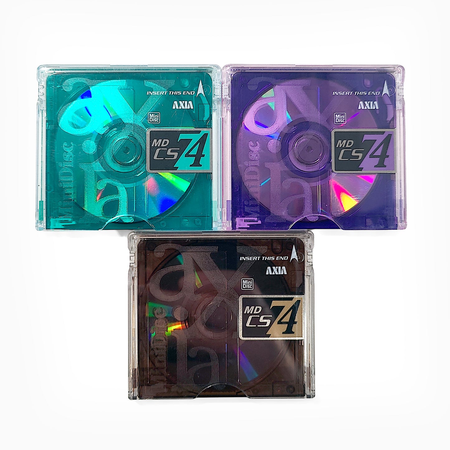 Axia MD CS 74 Minute MiniDisc 3 Pack