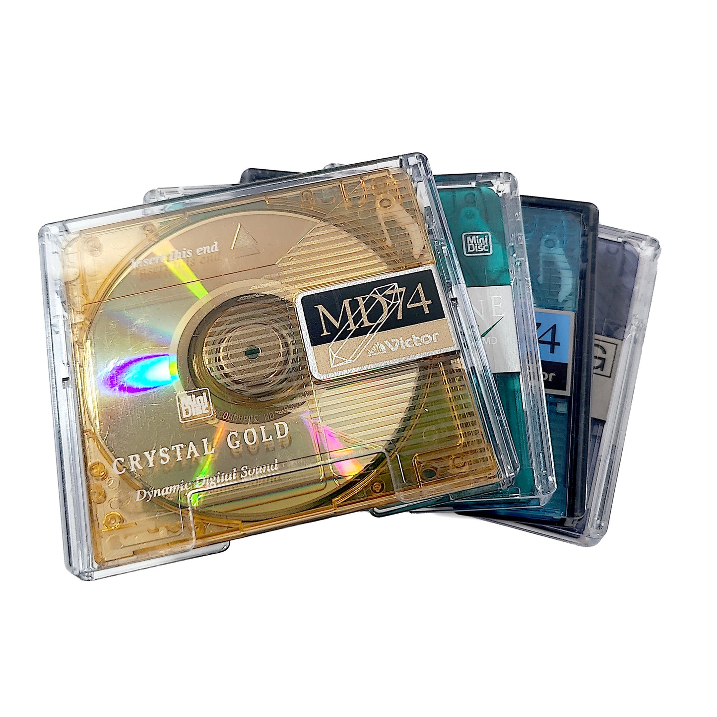 Victor & TDK 74 Minute MiniDisc 4 Pack