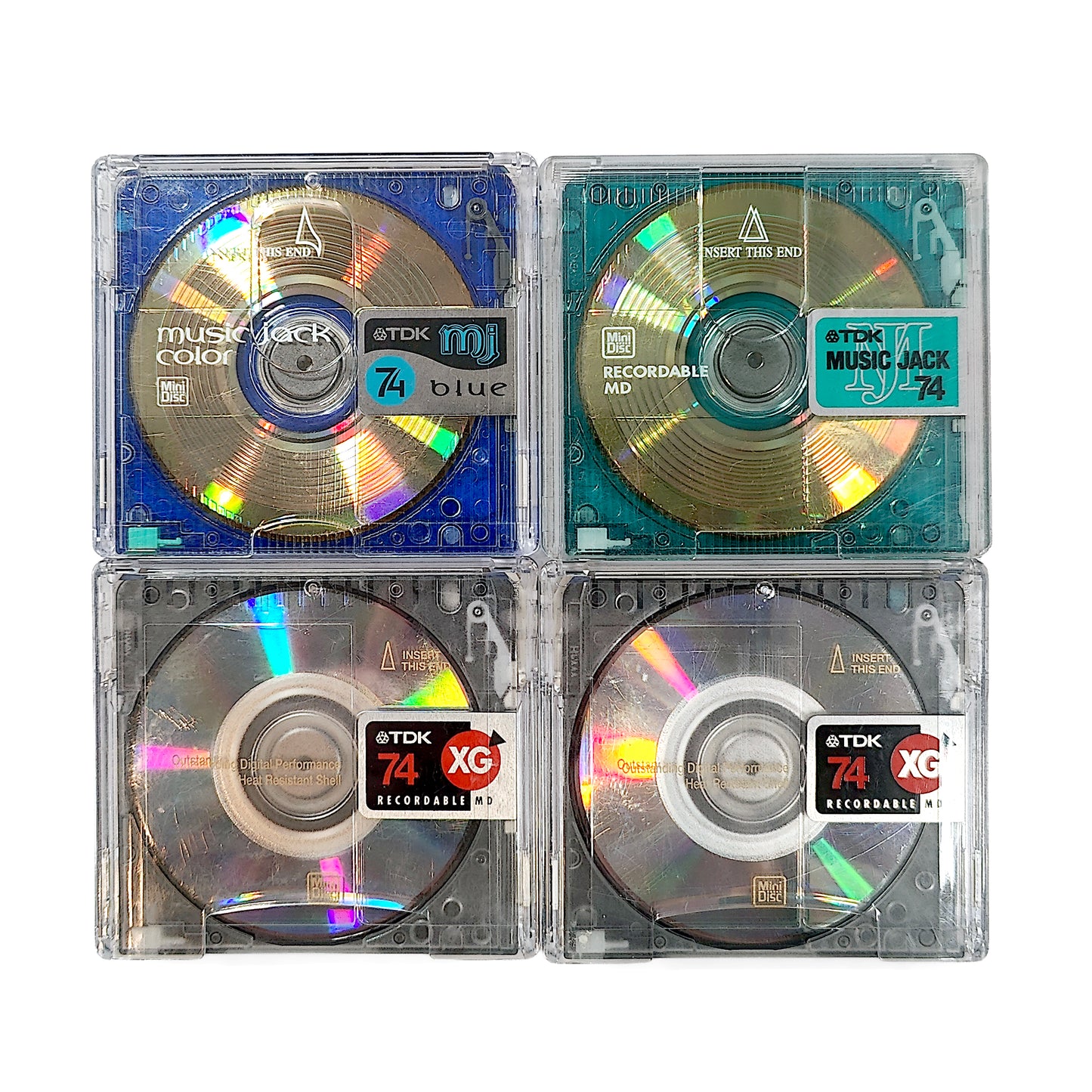TDK 80 Minute MiniDisc 4 Pack